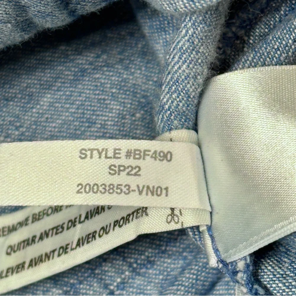 J. Crew Seaside Denim Pants in Chambray Size S
